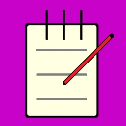 Biểu tượng Notepad đơn giản